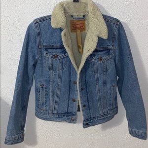 Levi’s Fuzzy lined Jean jacket